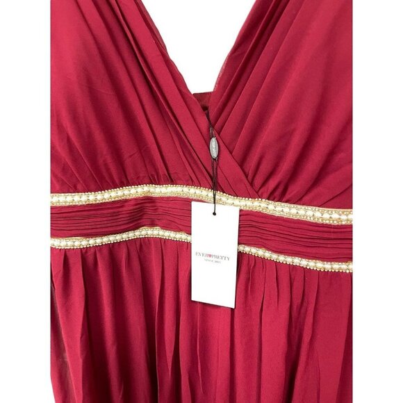 NEW EverPretty Sleeveless Floor Length V Neck Bridesmaid Prom dress Plus… - Picture 5 of 9